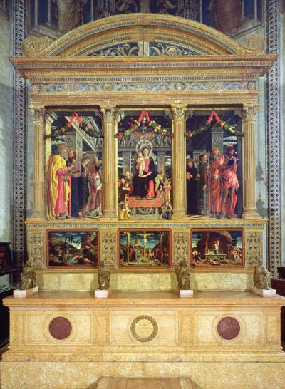 Altarpiece of St. Zeno of Verona by Andrea Mantegna